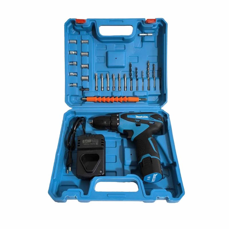پیچ گوشتی شارژی ماکیتا مدل 18v single battery مجموعه 28 عددی